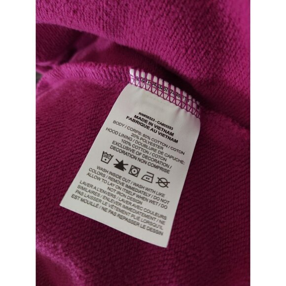 Nike Funel Neck Hoodie Swoosh Check Logo Sweatshirt Womens Small - Picture 8 of 10